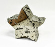 4.13" Polished PYRITE CRYSTAL STAR Huanzala mine, Peru T756