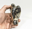 3.81" Polished PYRITE CRYSTAL ANGEL Huanzala mine, Peru T765