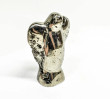 3.81" Polished PYRITE CRYSTAL ANGEL Huanzala mine, Peru T765