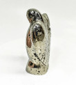 3.81" Polished PYRITE CRYSTAL ANGEL Huanzala mine, Peru T765