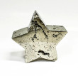 3.70" Polished PYRITE CRYSTAL STAR Huanzala mine, Peru T761