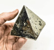 2.32" Polished PYRITE CRYSTAL PYRAMID Huanzala mine, Peru T774