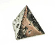 2.44" Polished PYRITE CRYSTAL PYRAMID Huanzala mine, Peru T767