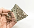 2.28" Polished PYRITE CRYSTAL PYRAMID Huanzala mine, Peru T769