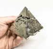 2.51" Polished PYRITE CRYSTAL PYRAMID Huanzala mine, Peru T776