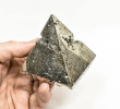 2.51" Polished PYRITE CRYSTAL PYRAMID Huanzala mine, Peru T776