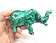 4.80" POLISHED MALACHITE ELEPHANT Animal Carving Congo - cm223