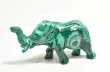 4.80" POLISHED MALACHITE ELEPHANT Animal Carving Congo - cm223
