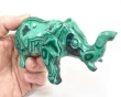 4.80" POLISHED MALACHITE ELEPHANT Animal Carving Congo - cm223
