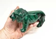 6.06" POLISHED MALACHITE LION Animal Carving Congo - cm218