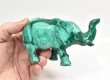 4.37" POLISHED MALACHITE ELEPHANT Animal Carving Congo - cm222