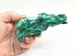 4.37" POLISHED MALACHITE ELEPHANT Animal Carving Congo - cm222