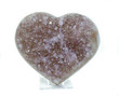 4.33" Beautiful Polished AMETHYST HEART - Brazil P207