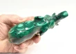 5.11" POLISHED MALACHITE ELEPHANT Animal Carving Congo - cm221