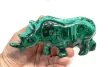 5.94" POLISHED MALACHITE RHINO Animal Carving Congo - cm220