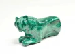 4.29" POLISHED MALACHITE LION Animal Carving Congo - cm219