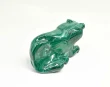 4.29" POLISHED MALACHITE LION Animal Carving Congo - cm219