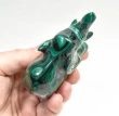 3.34" POLISHED MALACHITE ELEPHANT Animal Carving Congo - cm228
