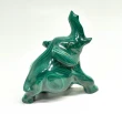 2.83" POLISHED MALACHITE ELEPHANT Animal Carving Congo - cm231
