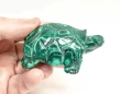 2.67" POLISHED MALACHITE TURTLE Animal Carving Congo - cm240