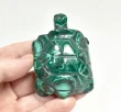 2.67" POLISHED MALACHITE TURTLE Animal Carving Congo - cm240
