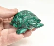 2.67" POLISHED MALACHITE TURTLE Animal Carving Congo - cm240