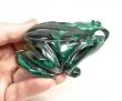 3.42" POLISHED MALACHITE FROG Animal Carving Congo - cm242