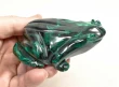 3.42" POLISHED MALACHITE FROG Animal Carving Congo - cm242