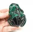 3.42" POLISHED MALACHITE FROG Animal Carving Congo - cm242