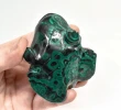 3.42" POLISHED MALACHITE FROG Animal Carving Congo - cm242