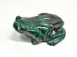 3.42" POLISHED MALACHITE FROG Animal Carving Congo - cm242