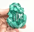 3.26" POLISHED MALACHITE FROG Animal Carving Congo - cm243