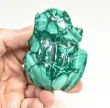 3.26" POLISHED MALACHITE FROG Animal Carving Congo - cm243