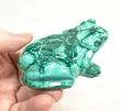 3.26" POLISHED MALACHITE FROG Animal Carving Congo - cm243