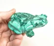 3.26" POLISHED MALACHITE FROG Animal Carving Congo - cm243