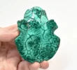 3.26" POLISHED MALACHITE FROG Animal Carving Congo - cm243