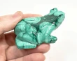 2.67" POLISHED MALACHITE FROG Animal Carving Congo - cm247