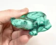 2.67" POLISHED MALACHITE FROG Animal Carving Congo - cm247