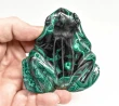 3.38" POLISHED MALACHITE FROG Animal Carving Congo - cm244