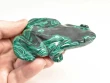 3.38" POLISHED MALACHITE FROG Animal Carving Congo - cm244