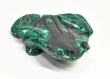 3.38" POLISHED MALACHITE FROG Animal Carving Congo - cm244