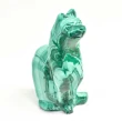 4.01" POLISHED MALACHITE DOG Animal Carving Congo - cm236
