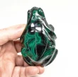 3.81" POLISHED MALACHITE FROG Animal Carving Congo - cm245