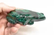 3.81" POLISHED MALACHITE FROG Animal Carving Congo - cm245