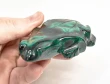 3.81" POLISHED MALACHITE FROG Animal Carving Congo - cm245