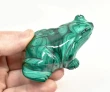 2.87" POLISHED MALACHITE FROG Animal Carving Congo - cm246