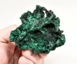 2.87" CHATOYANT FIBROUS MALACHITE Mindingi Mine, Congo Q856