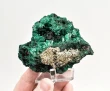 3.89" CHATOYANT FIBROUS MALACHITE With COPPER Mindingi Mine, Congo Q854