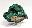 3.89" CHATOYANT FIBROUS MALACHITE With COPPER Mindingi Mine, Congo Q854