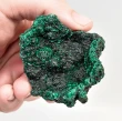 2.55" CHATOYANT FIBROUS MALACHITE Mindingi Mine, Congo Q863